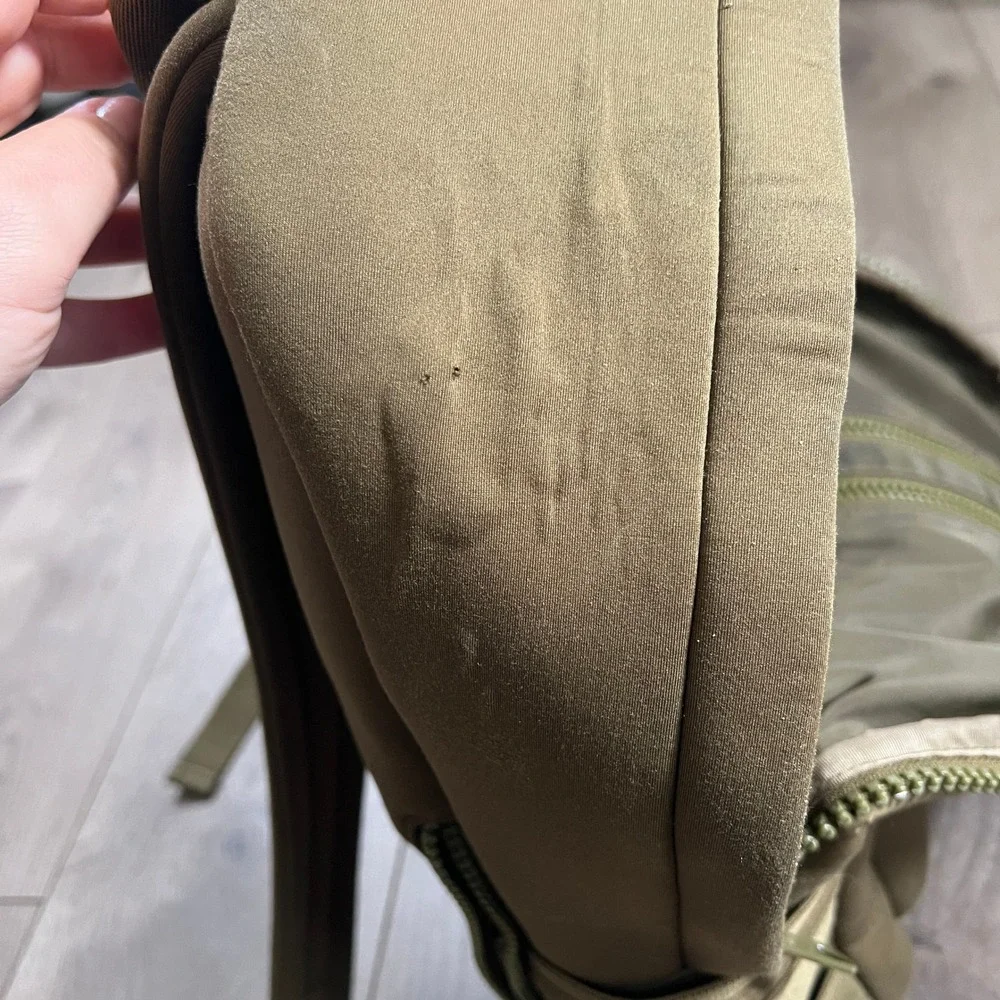 Dagne Dover Dakota Neoprene Backpack Olive Green Medium